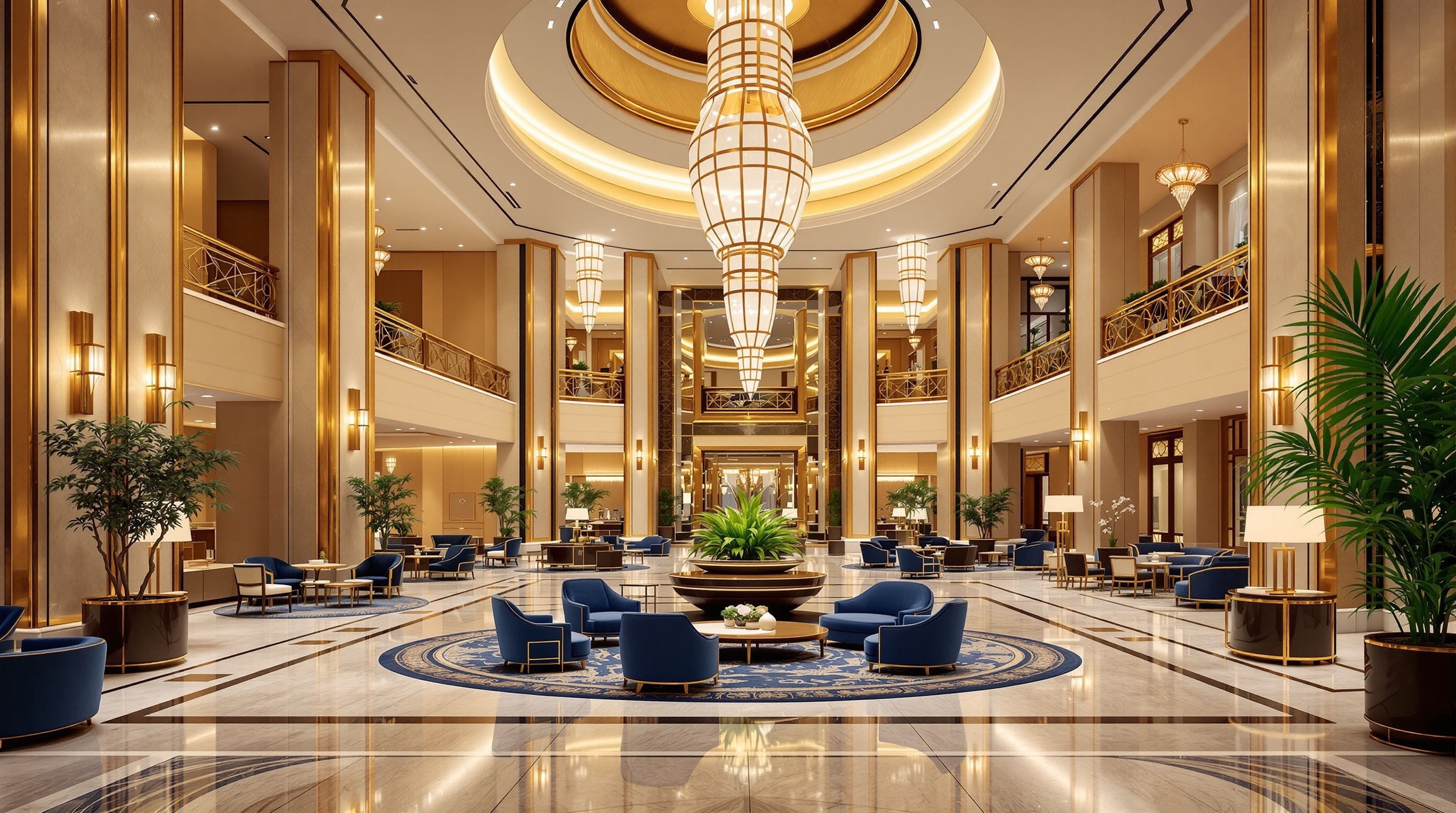 Hilton Yokohama Lobby